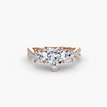 Three-Stone with Pavé Band 2