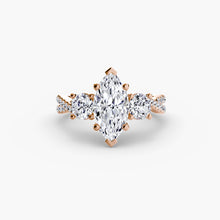 Three-Stone with Pavé Band 2