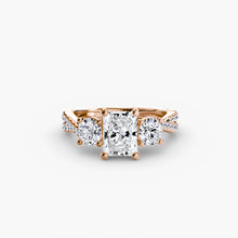 Three-Stone with Pavé Band 2