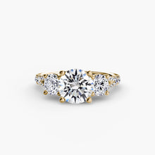 Three-Stone with Pavé Band 3