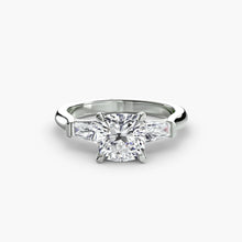Three-Stone Ring (Baguette Side Stones)