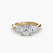Three-Stone Ring (Baguette Side Stones)
