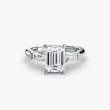 Three-Stone Ring (Baguette Side Stones)
