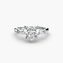 Three-Stone Ring (Baguette Side Stones)