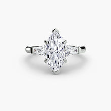 Three-Stone Ring (Baguette Side Stones)