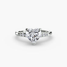 Solitaire with Shoulder Accents