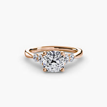 Solitaire with Shoulder Accents 2