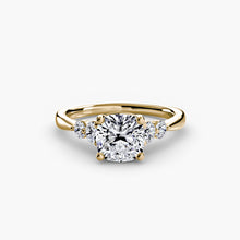 Solitaire with Shoulder Accents 2