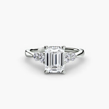 Solitaire with Shoulder Accents 2