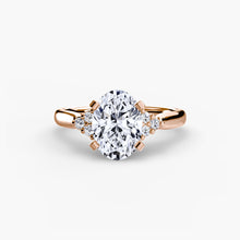 Solitaire with Cluster Shoulders 2